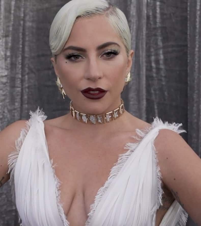 Lady Gaga, one of the hairy Italian woman in white dress - The Proud Italian