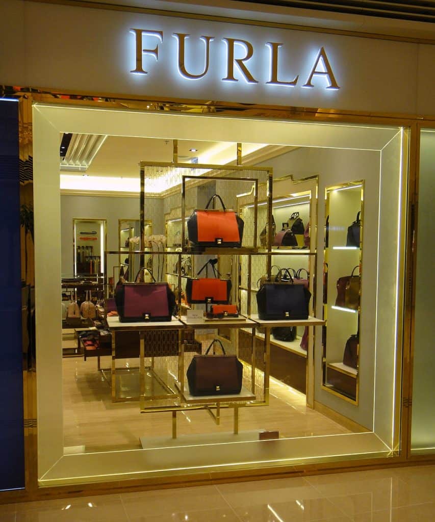 Furla shop inside the Elements, Kowloon - The Proud Italian