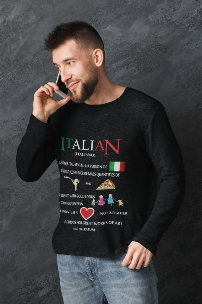 Italian (Italiano) Nout Crewneck Sweatshirt - The Proud Italian