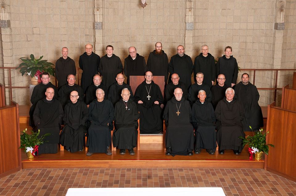 Benedictine Monks of St. Andrew at the election - The Proud Italian