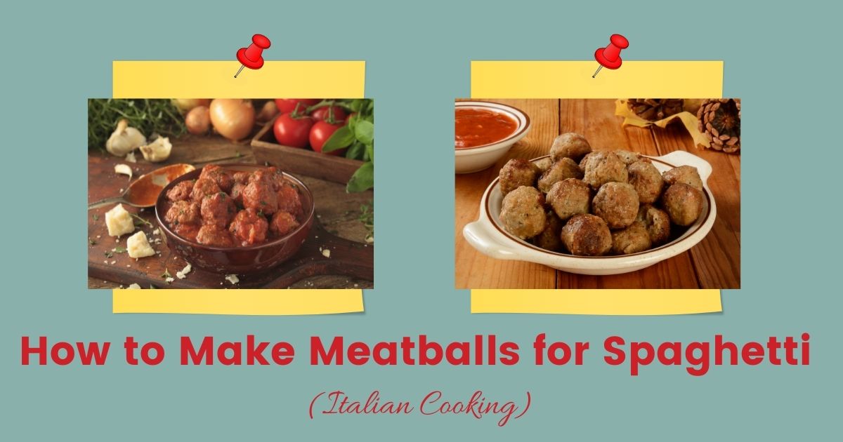 how to make meatballs for spaghetti