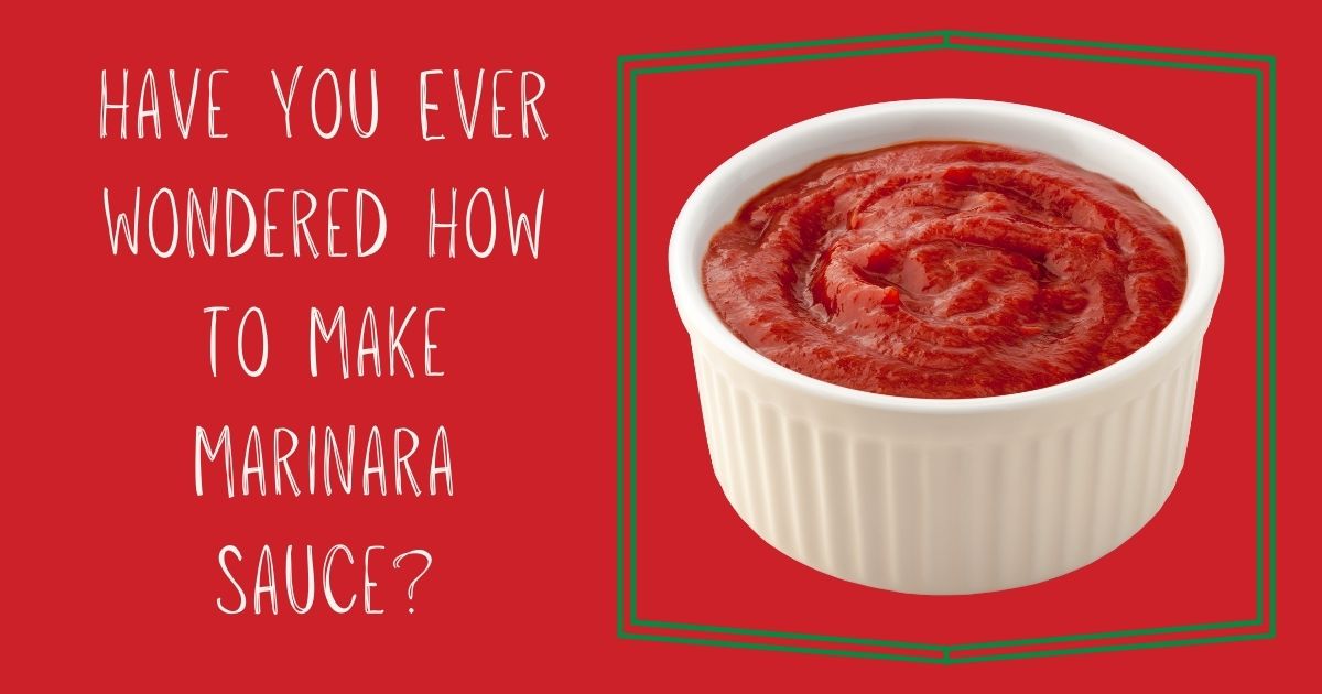 How to Make Marinara Sauce