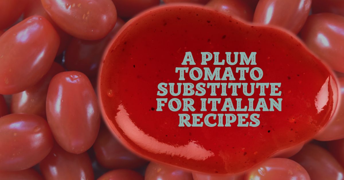 plum tomato substitute