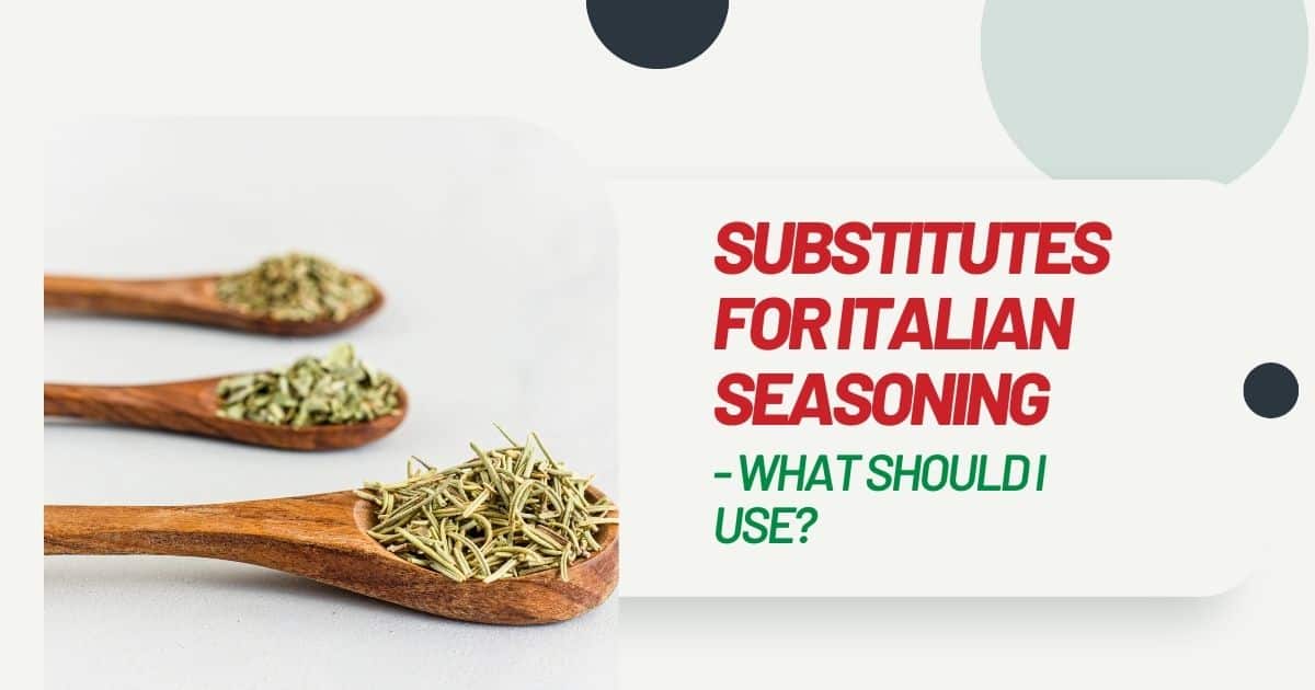 Substitutes For Italian Seasoning