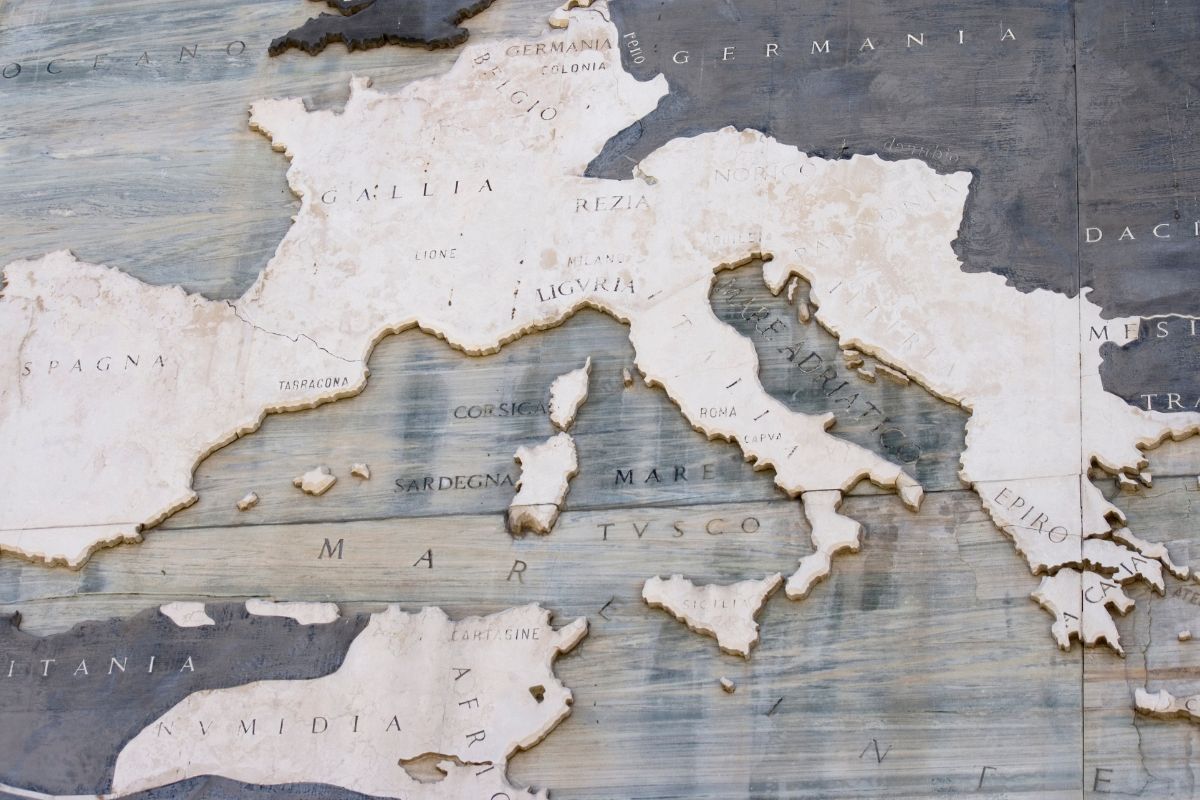 Historical Europe Map - Roman Empire